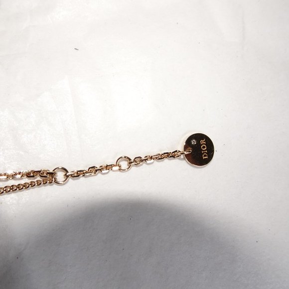 Dior Gold CD Logo Star Crystal Bracelet - Picture 8 of 12